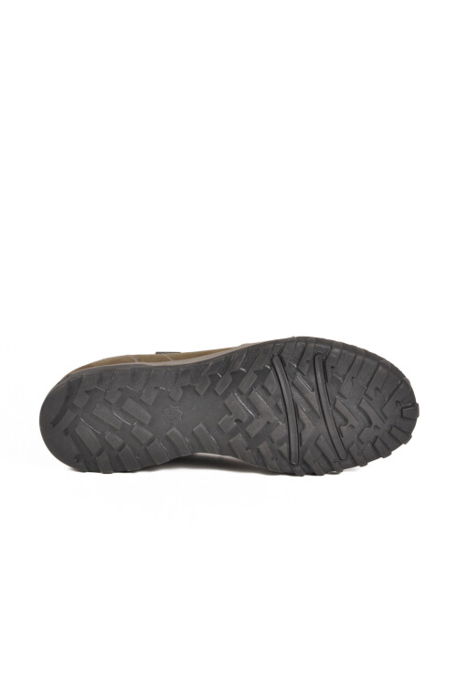 Khaki Genuine Leather Water Repellent Mens Outdoor Shoes 2518 M