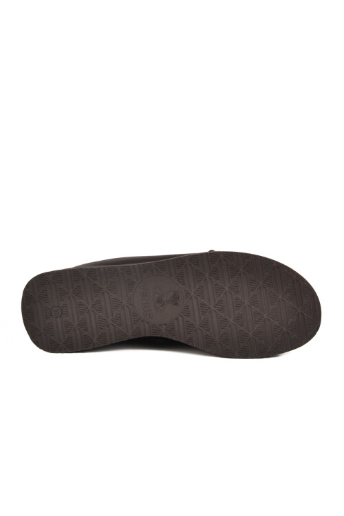 حذاء نسائي كاجوال من الجلد الطبيعي بني اللون 2250906K Z