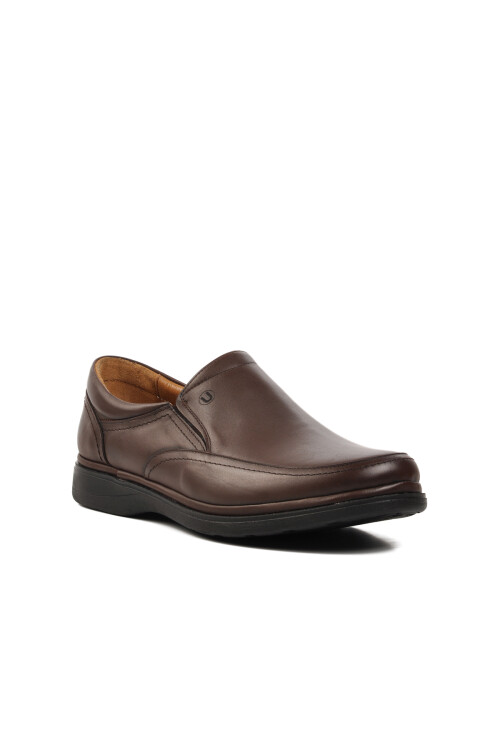 حذاء رجالي بني كاجوال 1708 M (مقاس كبير) بدون أربطة