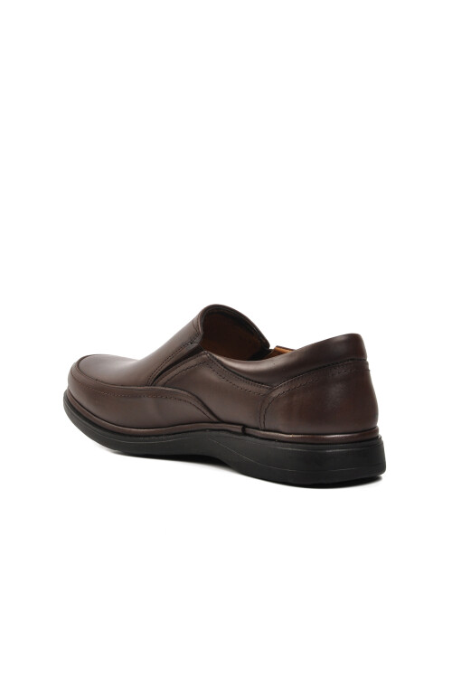 حذاء رجالي بني كاجوال 1708 M (مقاس كبير) بدون أربطة