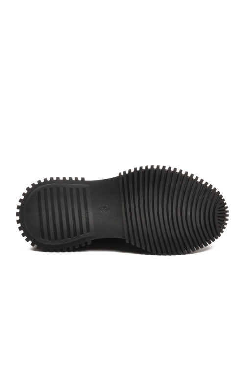 Kahve Hakiki Deri Kaymaz Taban Kadın Casual Ayakkabı 25405007K Z