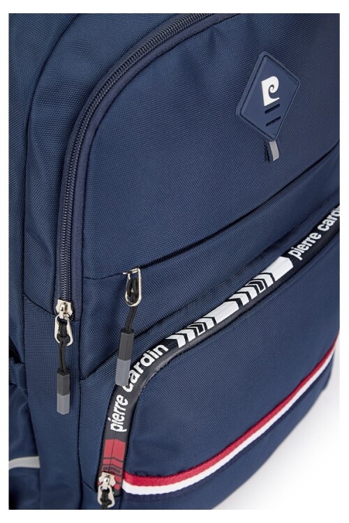 Navy Blue Unisex Backpack 07PCT18001-L