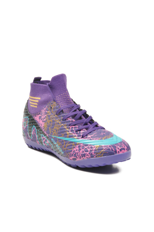 حذاء رجالي رياضي أرجواني فيروزي اللون، مقاس 565 M