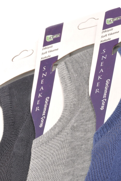 MassimoColorful Unisex Socks 24K005 3-Pack Ballerina Socks