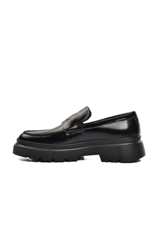 Black Open Wide Mold Mens Casual Shoes Premium 1308-5 M