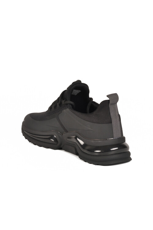 حذاء رياضي رجالي خفيف الوزن ومرن برباط أسود اللون، مقاس 836 متر