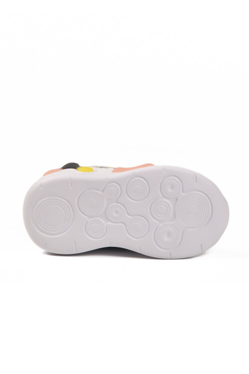 Powder Velcro Light Furry Anatomical Baby Boots 2058 B