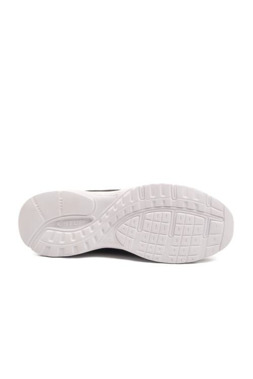 Black White Laced Lightweight Flexible Mens Sneakers Xstep 020-Skin M