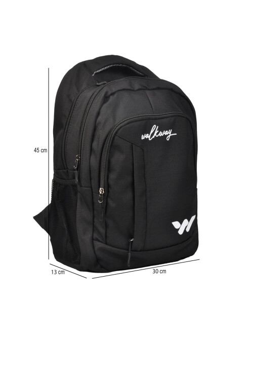 walkwayBlack and White Unisex Backpack Kupra