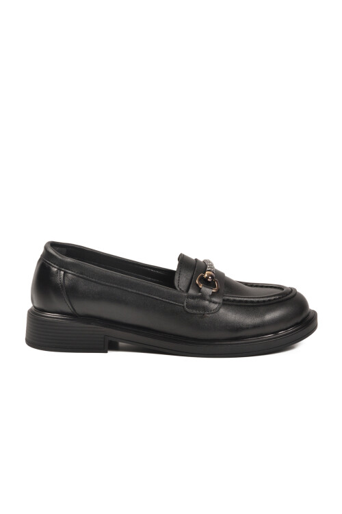 Black Skin Womens Casual Shoes 572441 Z