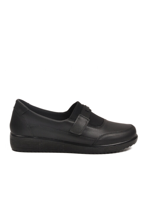 Black Velcro Anatomic Lightweight Flexible Womens Casual Shoes 293127 Z