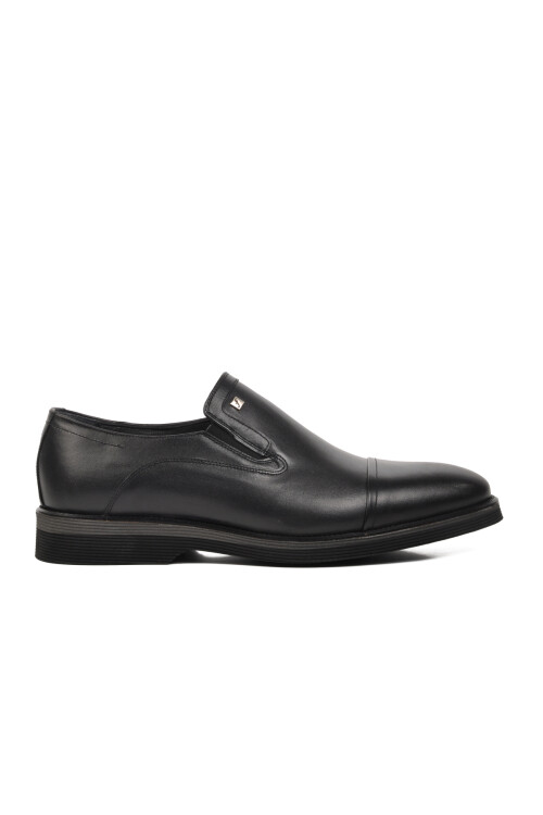 Black Genuine Leather Mens Classic Shoes 2984 M
