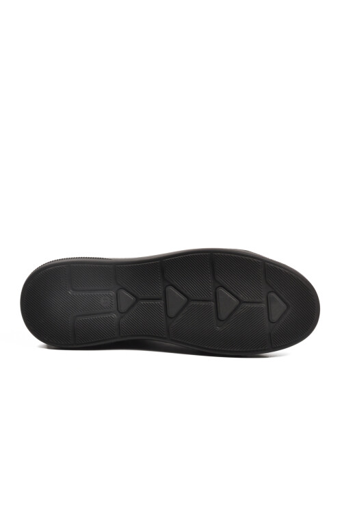 Siyah Hakiki Deri Kaymaz Erkek Bot 3K0553-7268 M