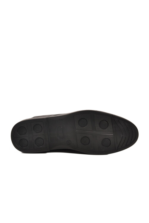 Siyah Hakiki Deri Erkek Casual Ayakkabı DSN 2032 M