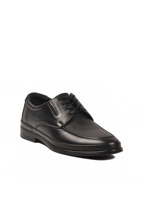 Black Genuine Leather Mens Casual Shoes Sensitive 3960-1 M