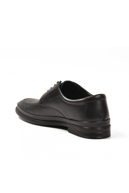 Black Genuine Leather Mens Casual Shoes Sensitive 3960-1 M