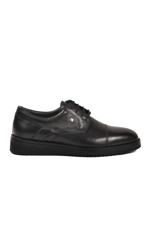 Black Genuine Leather Mens Classic Shoes 2991 M