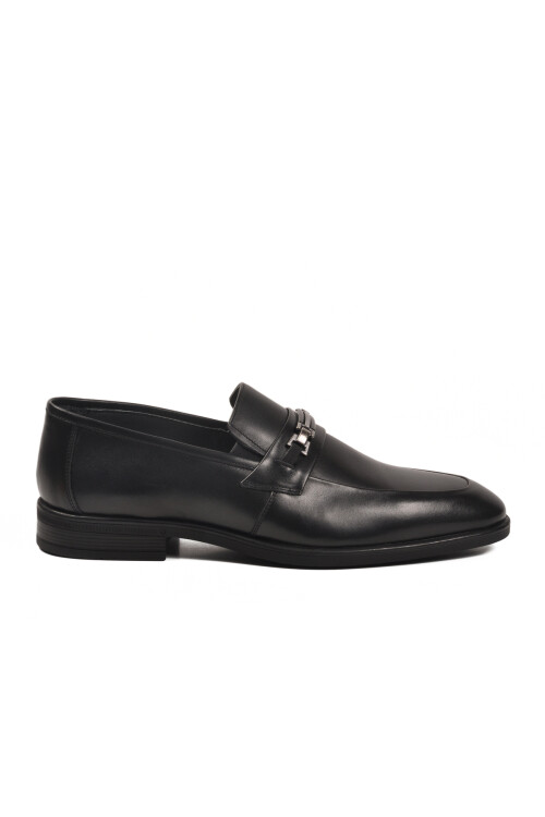 Black Genuine Leather Non-Slip Sole Mens Classic Shoes 854-TM