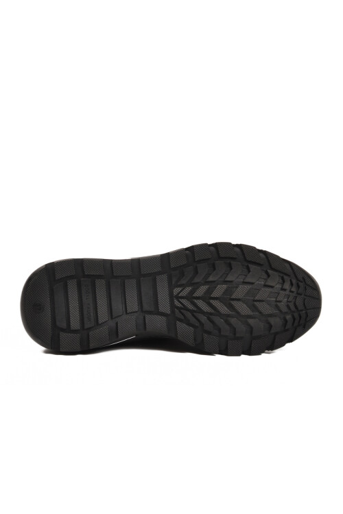 Siyah Hakiki Deri Anatomik Kadın Casual Ayakkabı PLV020 Z