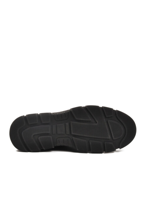 Siyah Nubuk Hakiki Deri Erkek Casual Ayakkabı 260081 M