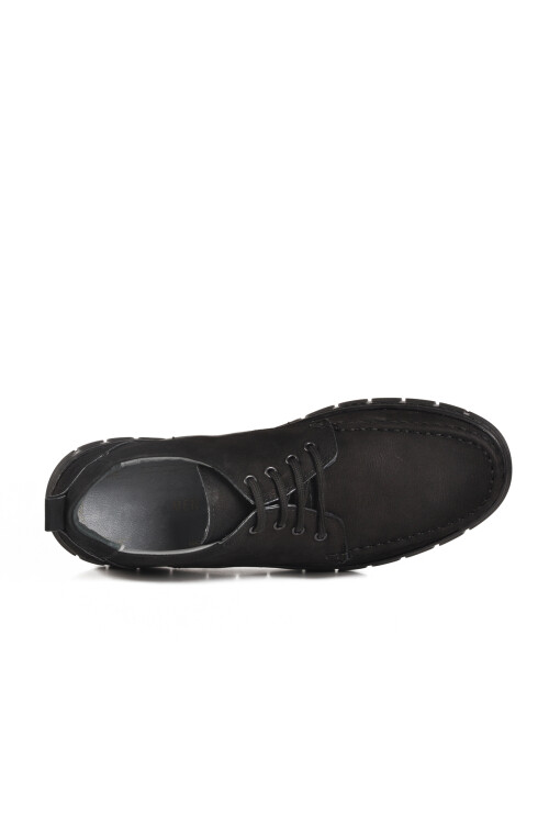 Black Nubuck Genuine Leather Mens Casual Shoes 995 M