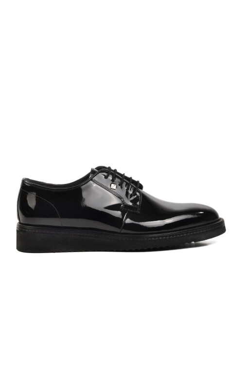 Black Patent Leather Genuine Leather Mens Classic Shoes 2980 M