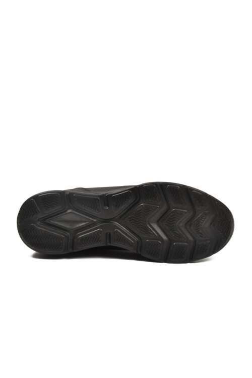 Siyah Bağcıklı Hafif Esnek Cilt Erkek Spor Ayakkabı Epic M