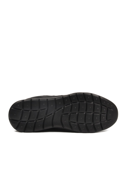 Siyah Elastik Bağcıklı Hafif Esnek Erkek Spor Ayakkabı Dong 2534 M