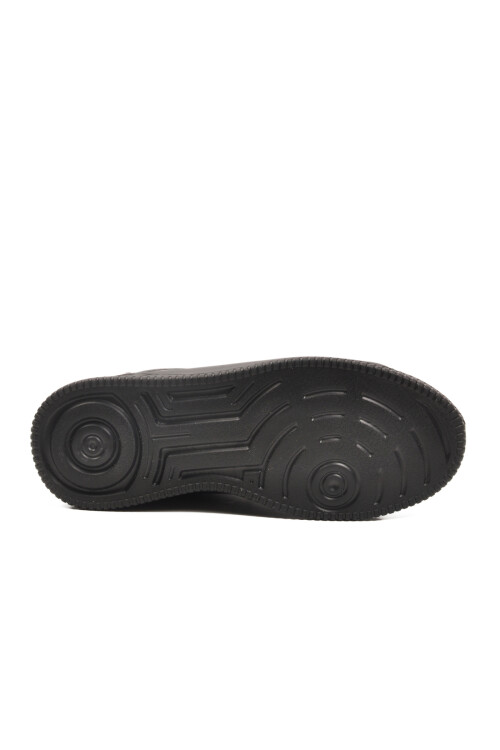 Black Lace-Up Light Leather Womens Sneakers 201 G