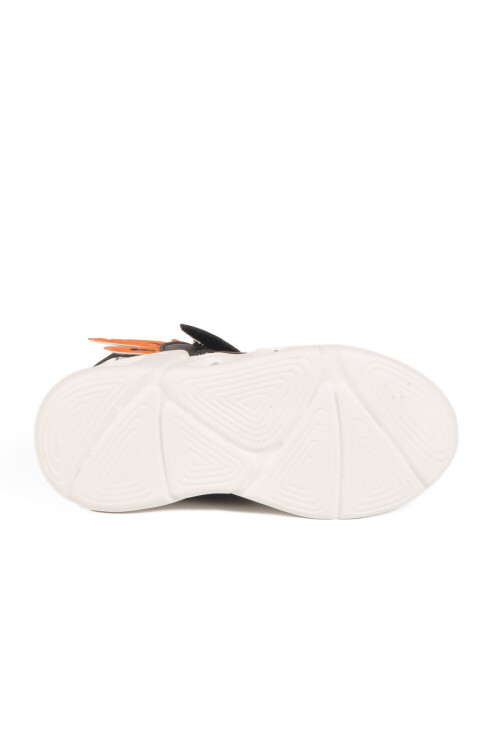 حذاء رياضي أسود بإضاءة فيلكرو للأطفال للجنسين من Stego P