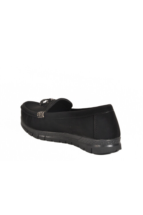 حذاء نسائي كاجوال خفيف الوزن ومرن باللون الأسود 157 Z