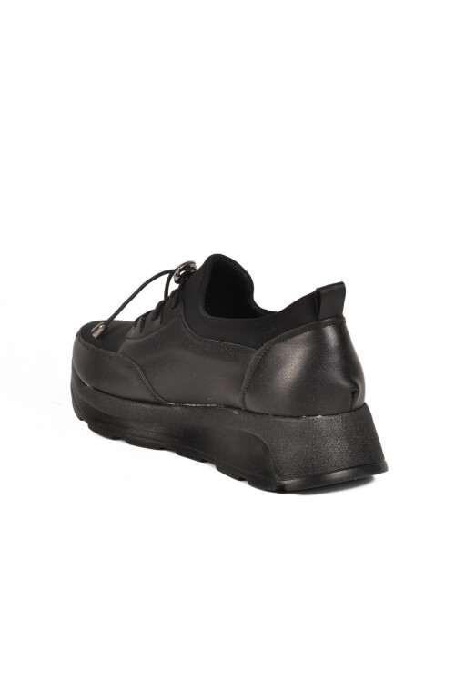 Black Lock Lace-Up Womens Casual Shoes 1706 Z
