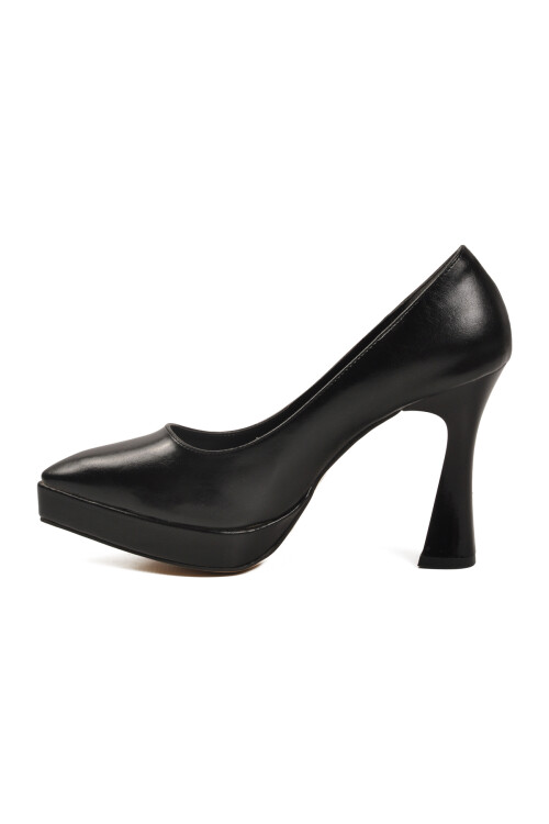 Black Thin Long Womens High Heel Shoes 448206 Z