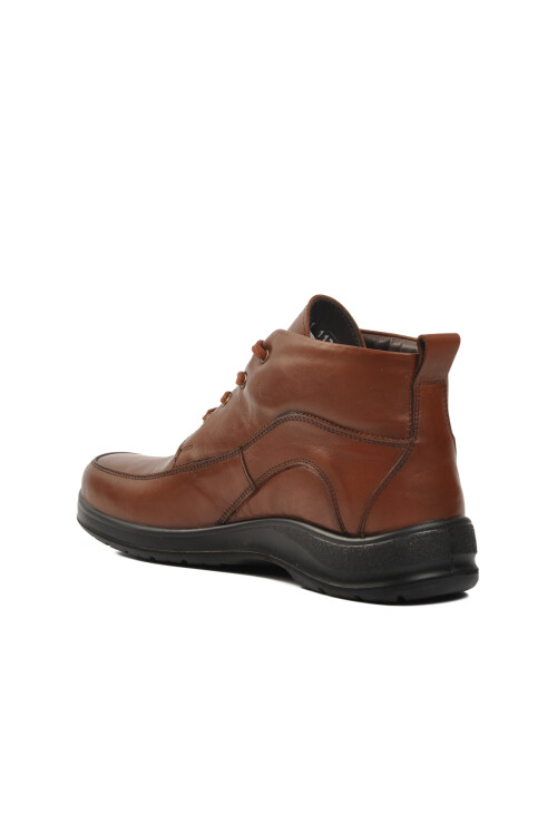 Tan Genuine Leather Orthopedic Mens Boots 15074 M