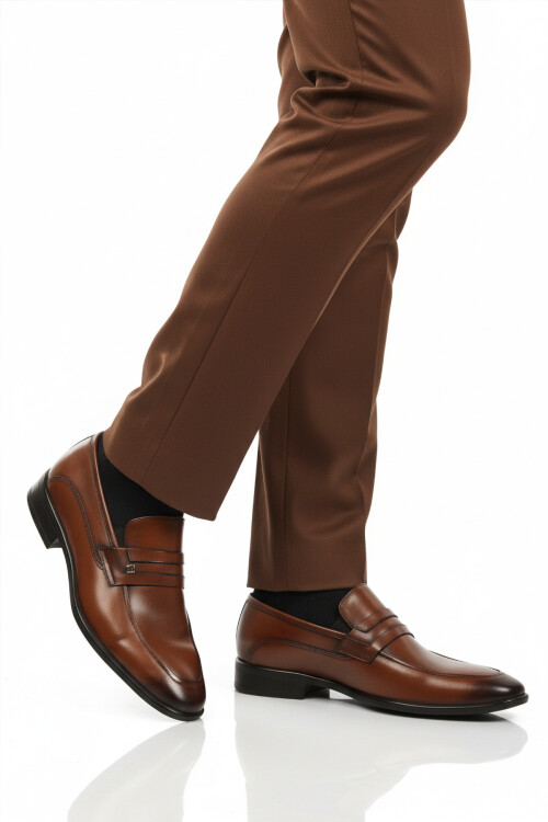 Taba Hakiki Deri Erkek Klasik Ayakkabı 2818 M