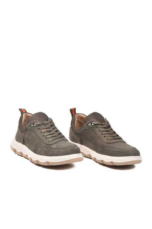 Antrasit Nubuk Hakiki Deri Erkek Casual Ayakkabı 242290 M