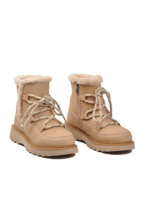 Bej İçi Polarlı Kaymaz Kız Çocuk Bot Lina F