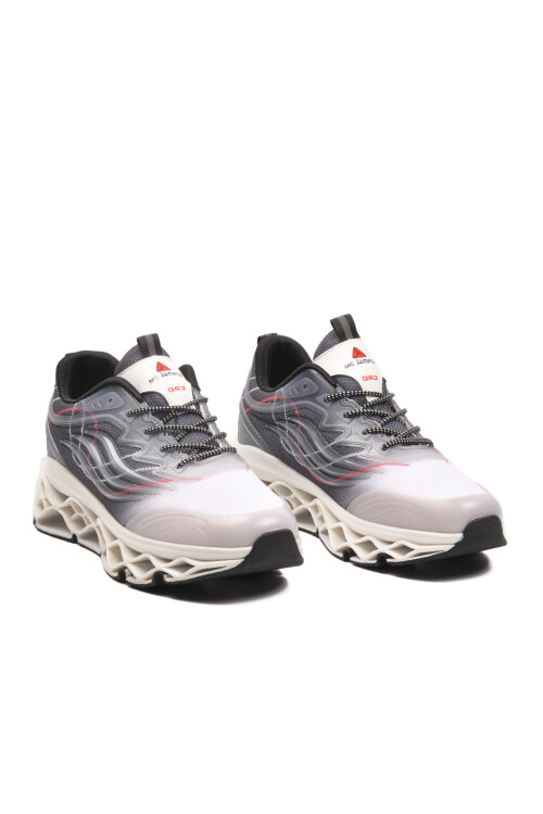 Beyaz Memory Foam Bağcıklı Hafif Esnek Erkek Sneaker 2326 M