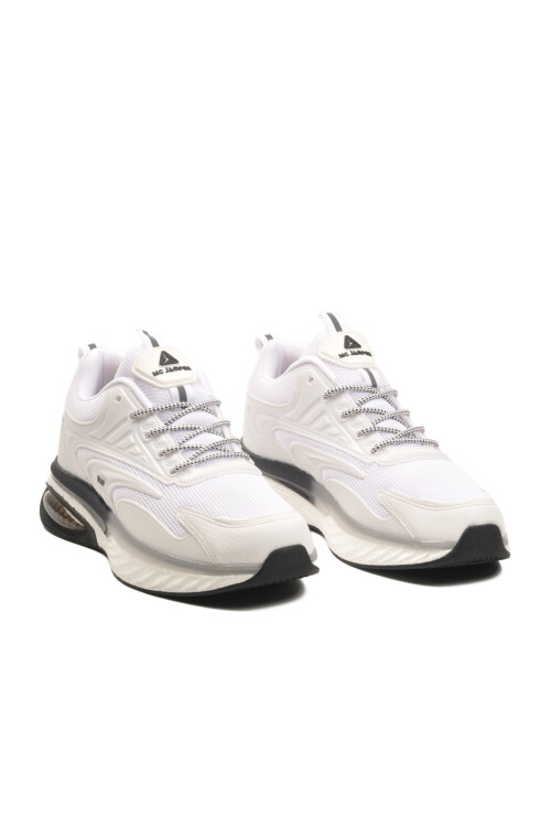 Beyaz Fileli Hafif Esnek Memory Foam Erkek Spor Ayakkabı 2294 M