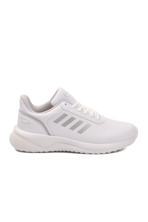 Beyaz Bağcıklı Hafif Esnek Unisex Spor Ayakkabı Nereus G