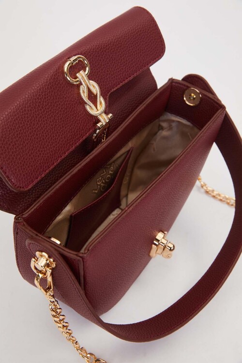 Bordo Kadın El ve Omuz Çantası 930930