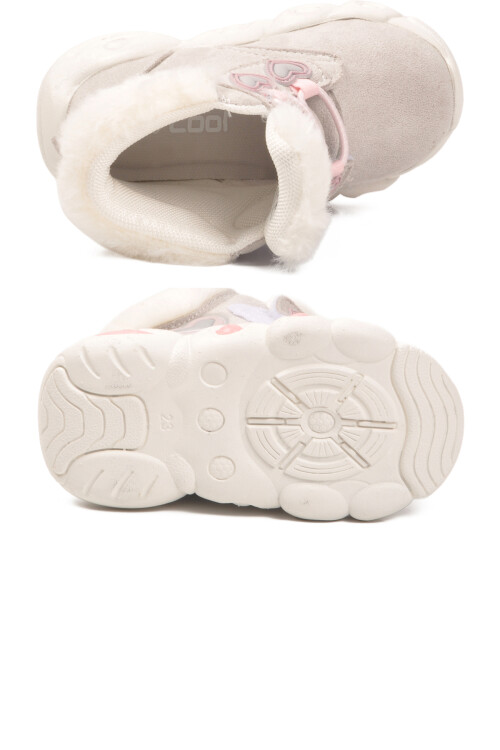 Buz Kilit Bağcıklı Hafif Desenli Kız Çocuk Bot Lici B