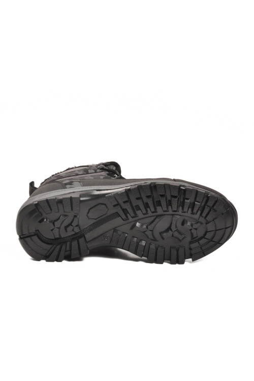 Füme İçi Kürklü Soğuğa Dirençli Kaymaz Taban Unisex Outdoor Bot 980 G