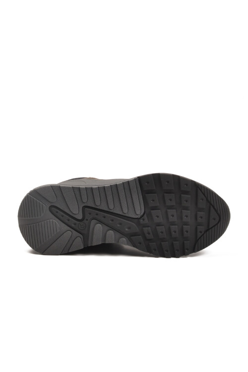 Füme Bilek Boy Kaymaz Bağcıklı Hafif Unisex Bot 2880 G