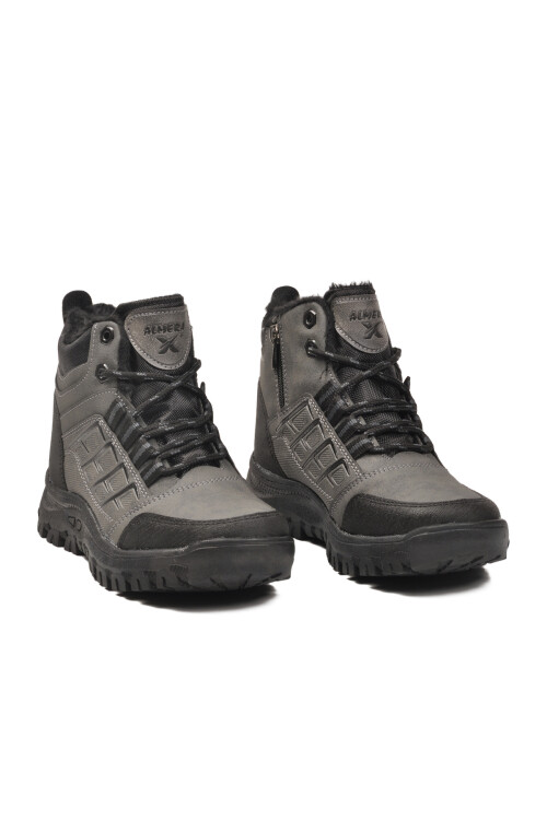 Füme İçi Kürklü Kaymaz Taban Unisex Bot 700 G