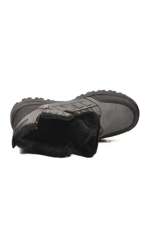 Füme İçi Kürklü Kaymaz Taban Unisex Bot 700 G