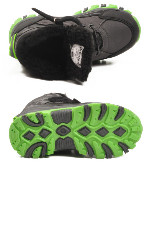 Füme Kürklü Kaymaz Cırtlı Erkek Çocuk Bot 2082 P