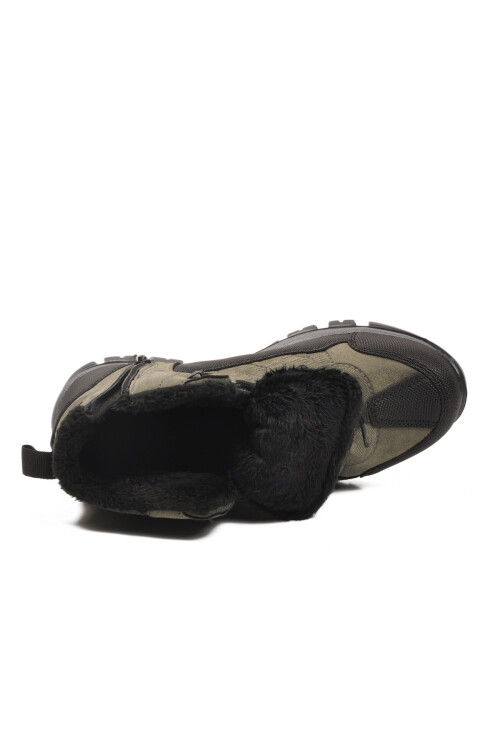 Haki İçi Kürklü Soğuğa Dirençli Kaymaz Taban Unisex Outdoor Bot 980 G