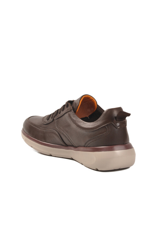 Kahve Hakiki Deri Bağcıklı Erkek Casual Ayakkabı 252012 M