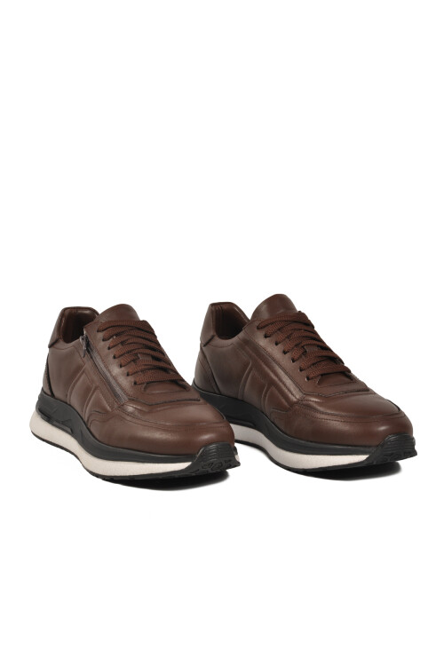 Kahve Hakiki Deri Erkek Casual Ayakkabı 6141200 M